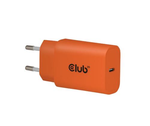 MOBILE CHARGER WALL USB-C/2PK 30W ORANGE CAC-3023 CLUB3D