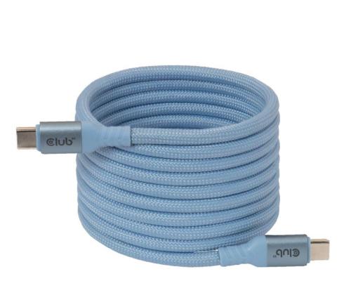 CABLE USB-C TO USB-C 2M/MAGNETIC BLUE CAC-3030 CLUB3D