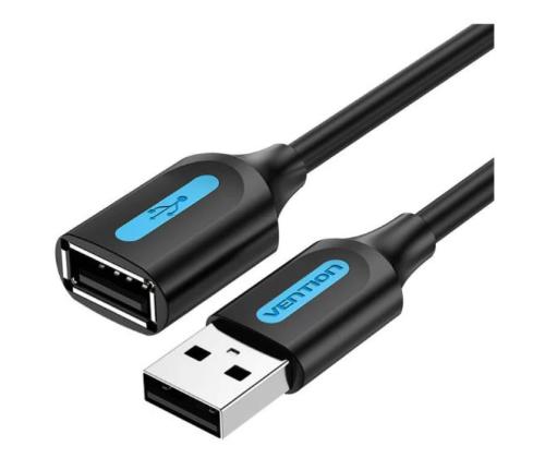 CABLE USB2.0 MALE TO FEMALE/3M BLACK CBIBI VENTION
