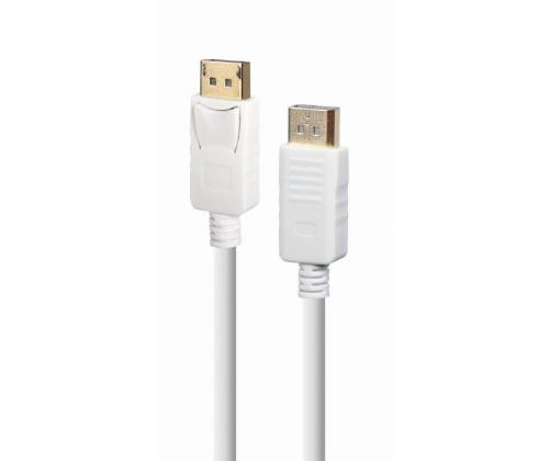 CABLE DISPLAY PORT 1.8M/WHITE CC-DP2-6-W GEMBIRD