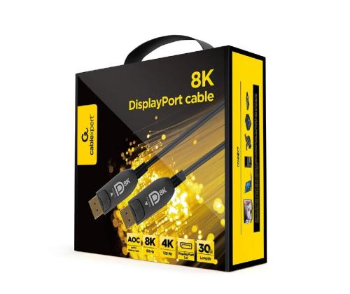 CABLE DISPLAY PORT 30M AOC/PREM CC-DP8K-AOC-30M GEMBIRD