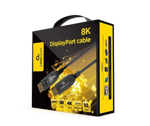 CABLE DISPLAY PORT 10M AOC/PREM CC-DP8K-AOC-10M GEMBIRD