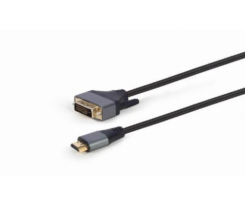 CABLE HDMI-DVI 1.8M/CC-HDMI-DVI-4K-6 GEMBIRD
