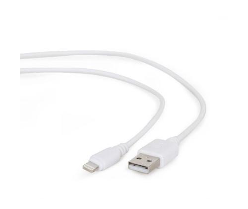 CABLE LIGHTNING TO USB2 1M/CC-USB2-AMLM-W-1M GEMBIRD