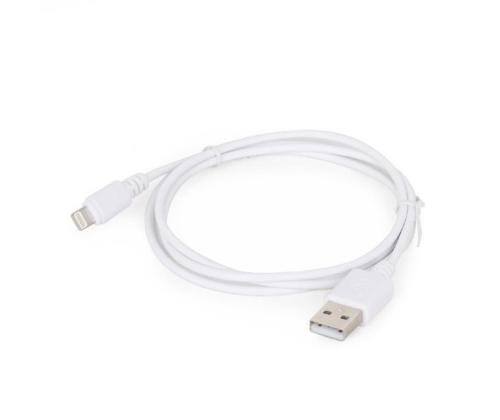 CABLE LIGHTNING TO USB2 1M/CC-USB2-AMLM-W-1M GEMBIRD