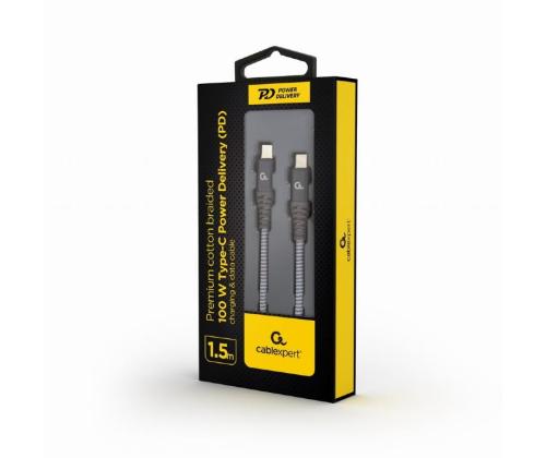 CABLE USB-C PD 1.5M/CC-USB2B-CMCM100-1.5M GEMBIRD