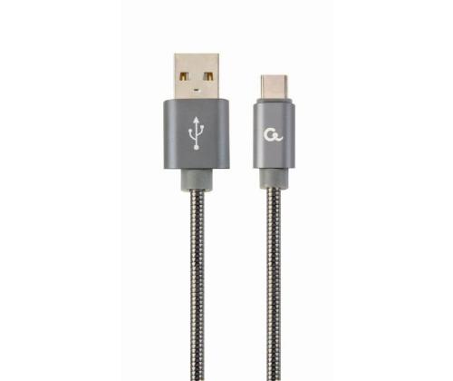 CABLE USB-C TO USB2 1M PREMIUM/CC-USB2S-AMCM-1M-BG GEMBIRD