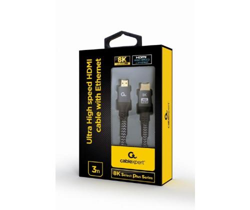 CABLE HDMI-HDMI 8K 3M SELECT/PLUS CCB-HDMI8K-3M GEMBIRD
