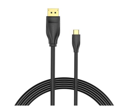 CABLE DP TO USB-C 8K HD/2M BLACK CGYBH VENTION