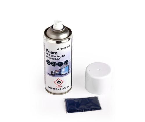 CLEANING KIT LCD FOAM 400ML/CK-LCD-08 GEMBIRD