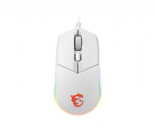 MOUSE USB OPTICAL GAMING/CLUTCH GM11 WHITE MSI