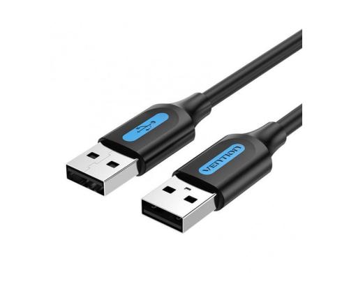 CABLE USB2.0 MALE TO MALE/1.5M BLACK COJBG VENTION