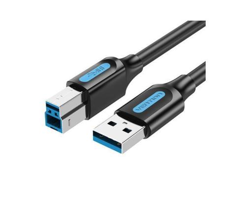 CABLE USB2.0 MALE TO MALE/1.5M BLACK COQBG VENTION