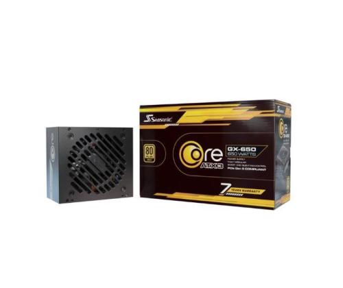Power Supply SEASONIC CORE GX ATX 3.1 650 Watts Efficiency 80 PLUS GOLD MTBF 100000 hours COREGX-650