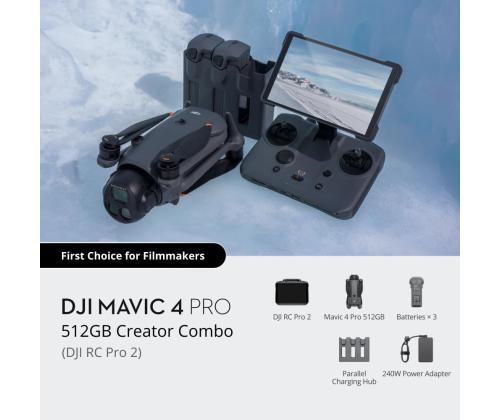 Drone DJI Mavic 4 Pro 512GB Creator Combo (DJI RC Pro 2) Consumer CP.MA.00000847.02
