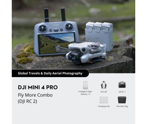 Drone DJI DJI Mini 4 Pro Fly More Combo (DJI RC 2) Consumer CP.MA.00000735.05