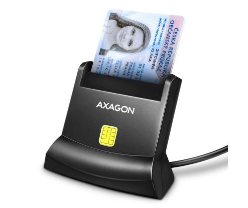 CARD READER STAND SMARTCARD/ID/USB2.0 1.3M CRE-SM4N AXAGON