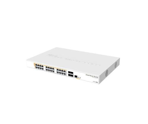 Switch MIKROTIK Type L3 Rack 24x10Base-T / 100Base-TX / 1000Base-T 4xSFP+ 1xRJ45 CRS328-24P-4S+RM