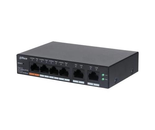 Switch DAHUA CS4006-4ET-60 Type L2 Desktop/pedestal PoE ports 4 CS4006-4ET-60