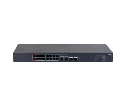 Switch DAHUA Type L2 Desktop/pedestal Rack PoE ports 16 CS4218-16ET-135