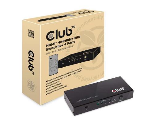 VIDEO SWITCH HDMI 4PORT/CSV-1370 CLUB3D