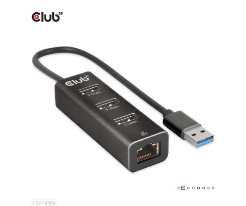 I/O HUB USB3.2 3PORT/CSV-1430A CLUB3D