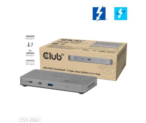 I/O HUB THUNDERBOLT 5IN1/180W CSV-2563 CLUB3D