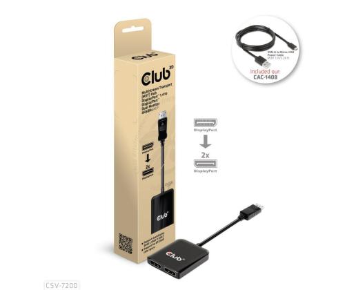 I/O ADAPTER DP TO DP/DUAL CSV-7200 CLUB3D