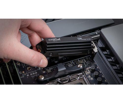 SSD CRUCIAL T700 1TB M.2 PCIe Gen5 NVMe TLC Write speed 9500 MBytes/sec Read speed 11700 MBytes...