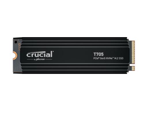 SSD CRUCIAL T705 1TB M.2 PCIe Gen5 NVMe Write speed 10200 MBytes/sec Read speed 13600 MBytes/sec...