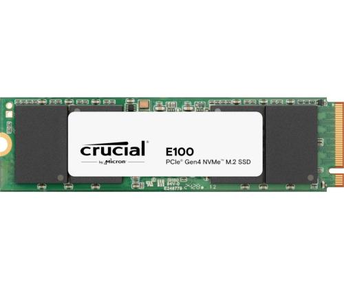 SSD CRUCIAL E100 2TB M.2 NVMe Write speed 4500 MBytes/sec Read speed 5000 MBytes/sec CT2000E100SSD8
