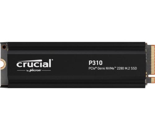 SSD CRUCIAL P310 2TB M.2 PCIe Gen4 NVMe 3D NAND Write speed 6000 MBytes/sec Read speed 7100...