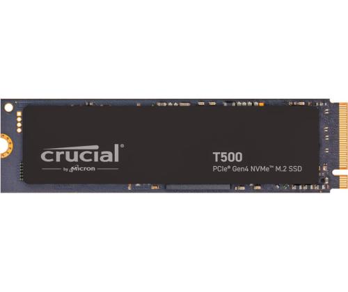 SSD CRUCIAL T500 2TB M.2 PCIe Gen4 NVMe 3D NAND Write speed 7000 MBytes/sec Read speed 7400...