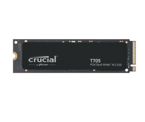 SSD CRUCIAL T705 2TB M.2 PCIe Gen5 NVMe Write speed 12700 MBytes/sec Read speed 14500 MBytes/sec...