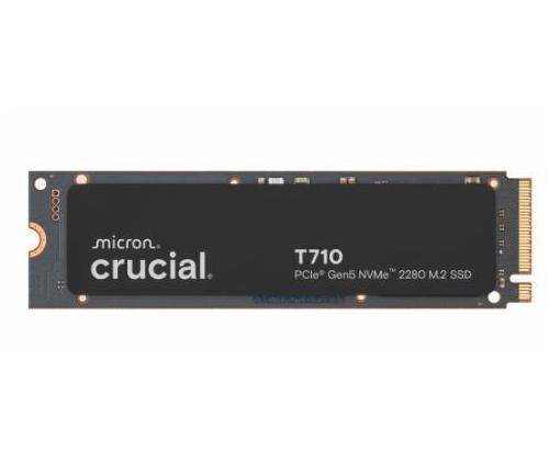 SSD CRUCIAL T710 2TB M.2 PCIe Gen5 NVMe Write speed 13800 MBytes/sec Read speed 14500 MBytes/sec...