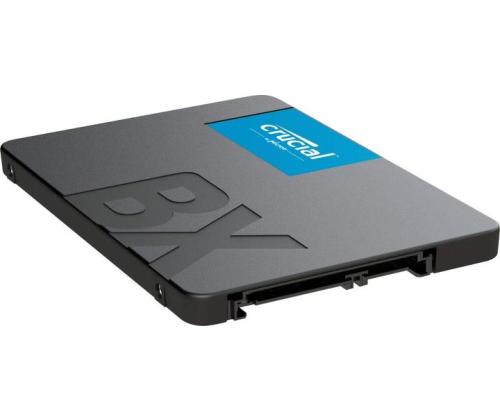 SSD CRUCIAL BX500 240GB SATA 3.0 Write speed 500 MBytes/sec Read speed 540 MBytes/sec 2,5" TBW 80...