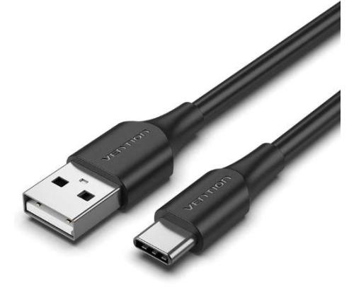CABLE USB-C TO USB2.0/3M BLACK CTHBI VENTION