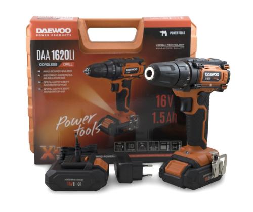 CORDLESS DRILL 16V 1.5AH/DAA 1620LI DAEWOO