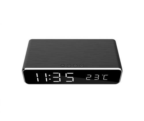 MOBILE CHARGER WRL W/DIG ALARM/CLOCK DAC-WPC-01 GEMBIRD