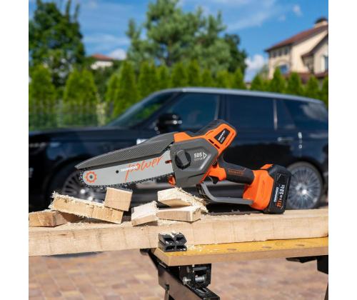 CHAINSAW CORDLESS 20CM 21V/DACS 821LI SET DAEWOO
