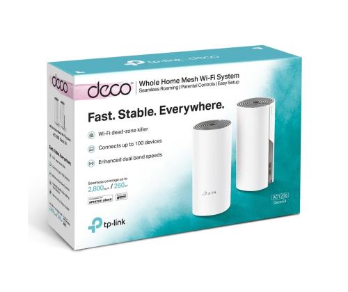 Wireless Router TP-LINK Wireless Router 2-pack 1167 Mbps Mesh IEEE 802.11ac LAN \ WAN ports 2...