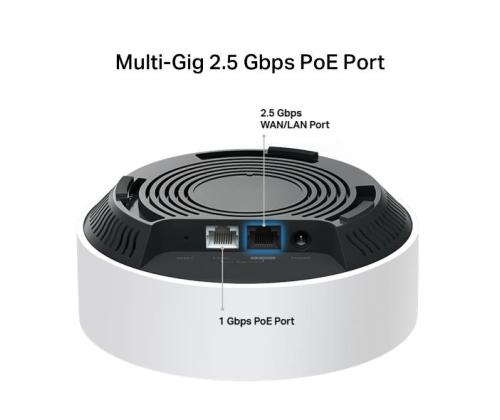 Wireless Router TP-LINK Wireless Router 3-pack 3000 Mbps Mesh Wi-Fi 6 1x10/100/1000M 1x2.5GbE...