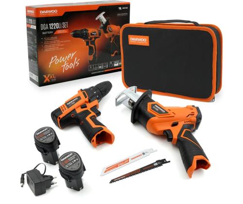 CORDLESS SET: DRILL + SAW/DGA 1220LI SET DAEWOO