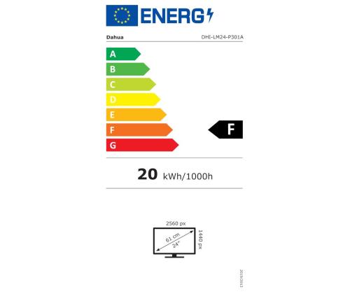 LCD Monitor DAHUA DHI-LM24-P301A 23.8" 2560x1440 16:9 75Hz 6 ms Swivel Tilt Colour Black LM24-P301A
