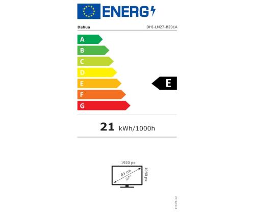 LCD Monitor DAHUA DHI-LM27-B201A 27" Business Panel IPS 1920x1080 16:9 100Hz 5 ms Colour Black...