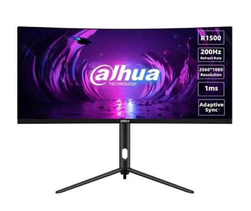 LCD Monitor DAHUA DHI-LM30-E330CA 30" Gaming/Curved/21 : 9 Panel VA 2560x1080 21:9 200Hz 1 ms...