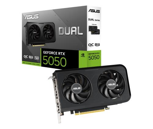 Graphics Card ASUS NVIDIA GeForce RTX 5050 8 GB GDDR6 128 bit PCIE 5.0 16x Dual Slot Fansink DUAL...