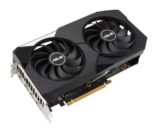 Graphics Card ASUS AMD Radeon RX 6600 8 GB GDDR6 128 bit PCIE 4.0 16x GPU 2044 MHz Two and Half...