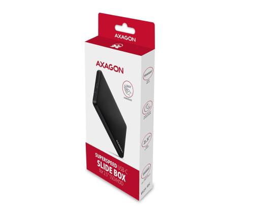 HDD ACC ENCLOSURE 2.5"/USB-C EE25-SLC AXAGON