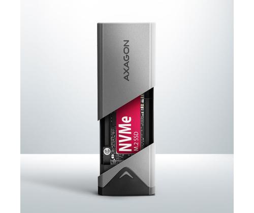 SSD ACC ENCLOSURE M.2 NVME/USB-C EEM2-UG2 AXAGON
